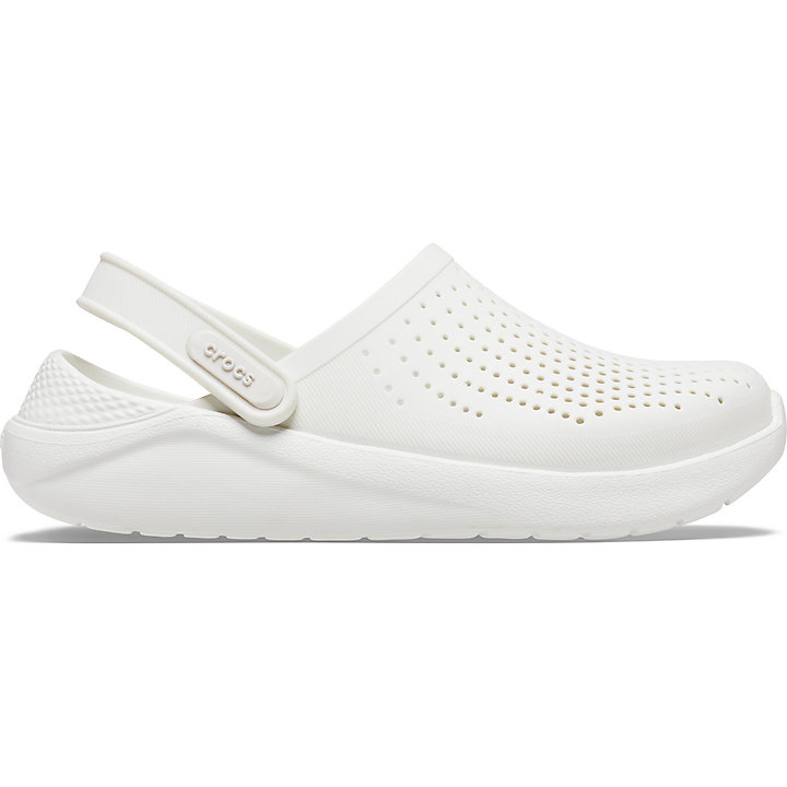 Sabots Crocs LiteRide Clog Blanche Homme | VMI-5611667