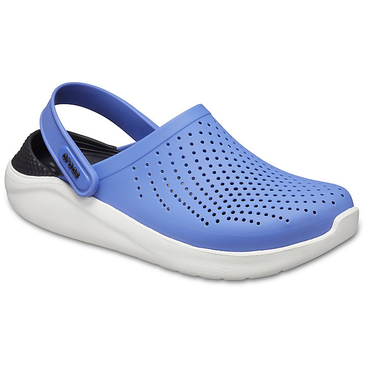 Sabots Crocs LiteRide Clog Bleu Noir Homme | IKW-2449735