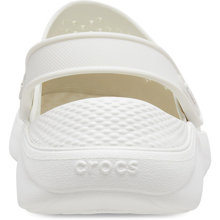 Sabots Crocs LiteRide Clog Blanche Homme | VMI-5611667