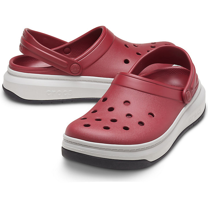 Sabots Crocs Crocband Full Force Clog Rouge Foncé Grise Blanche Homme | LMR-5620581