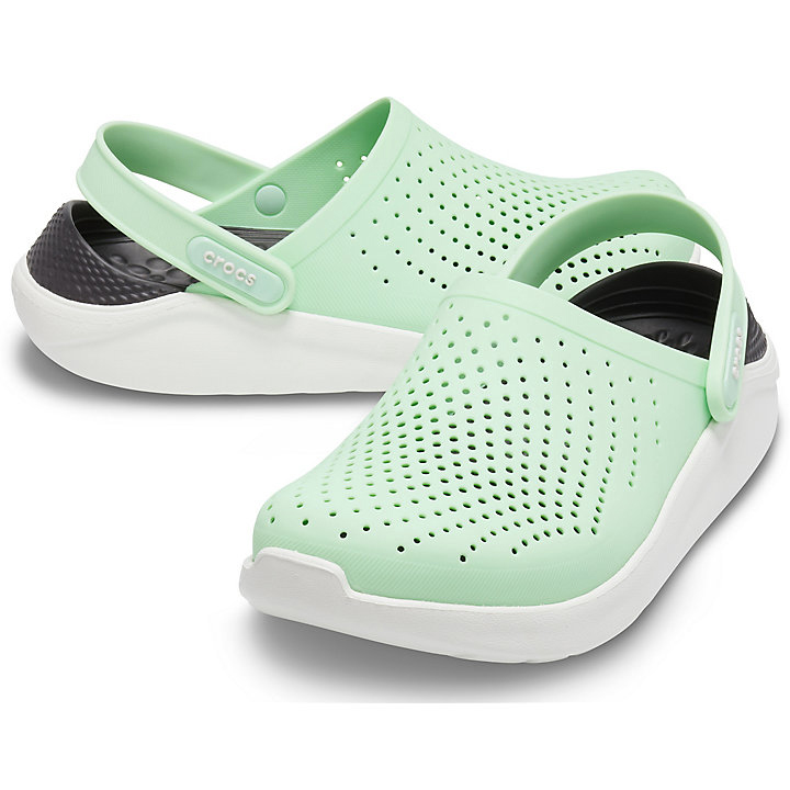 Sabots Crocs LiteRide Clog Menthe Blanche Homme | CKL-9684814