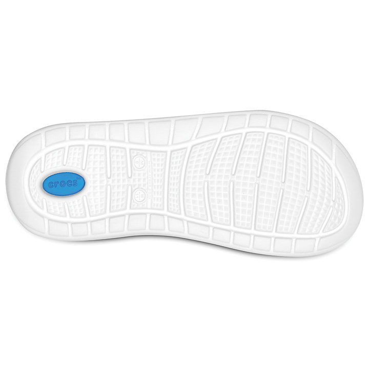 Sandales Crocs LiteRide Claquette Bleu Marine Blanche Homme | UKU-6690342