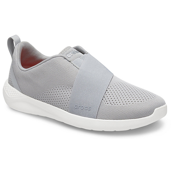 Baskets Crocs LiteRide Modform Slip-On - Shoe Grise Clair Blanche Homme | VUB-1411787