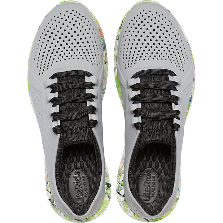 Baskets Crocs LiteRide Neo Graff Pacer - Shoe Grise Clair Multicolore Homme | EQQ-9825019