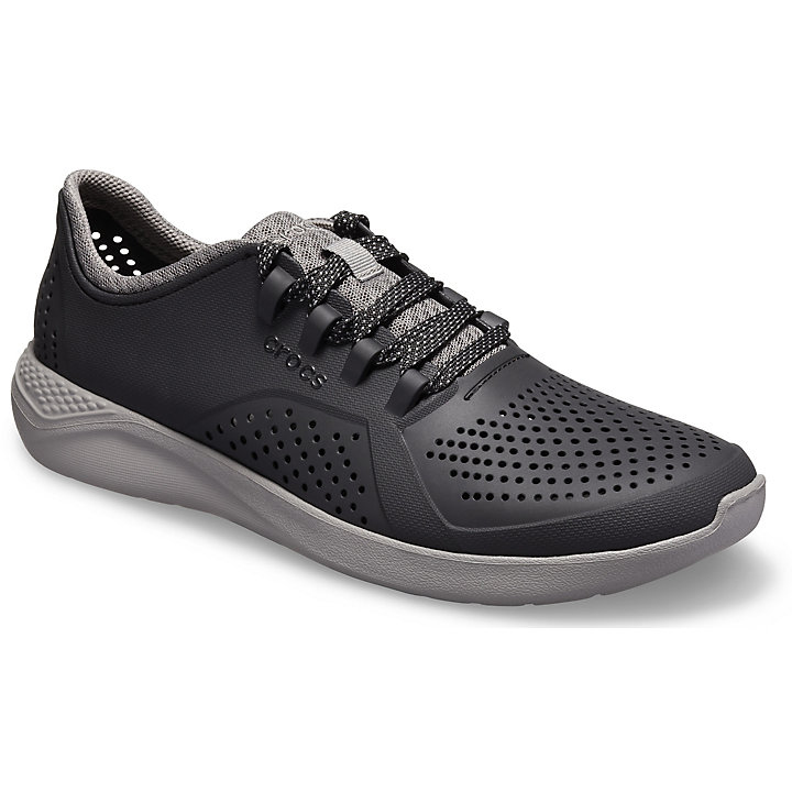 Baskets Crocs LiteRide Pacer Noir Grise Homme | AOX-0787883