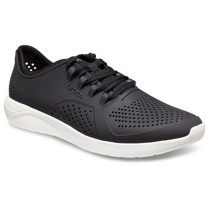 Baskets Crocs LiteRide Pacer Noir Blanche Homme | BNK-1230450