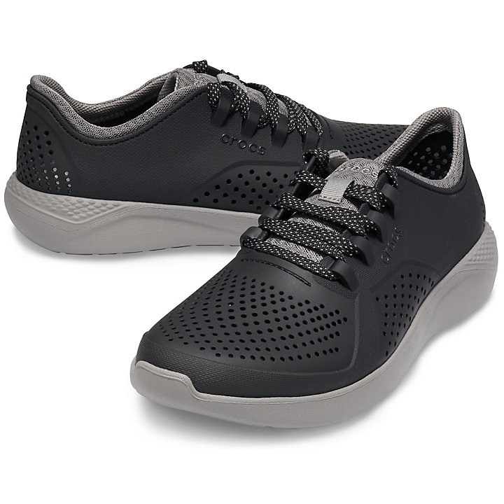 Baskets Crocs LiteRide Pacer Noir Grise Homme | AOX-0787883