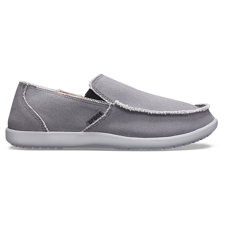 Big And Tall Crocs Santa Cruz Slip-On Grise Grise Clair Homme | SMP-0742510