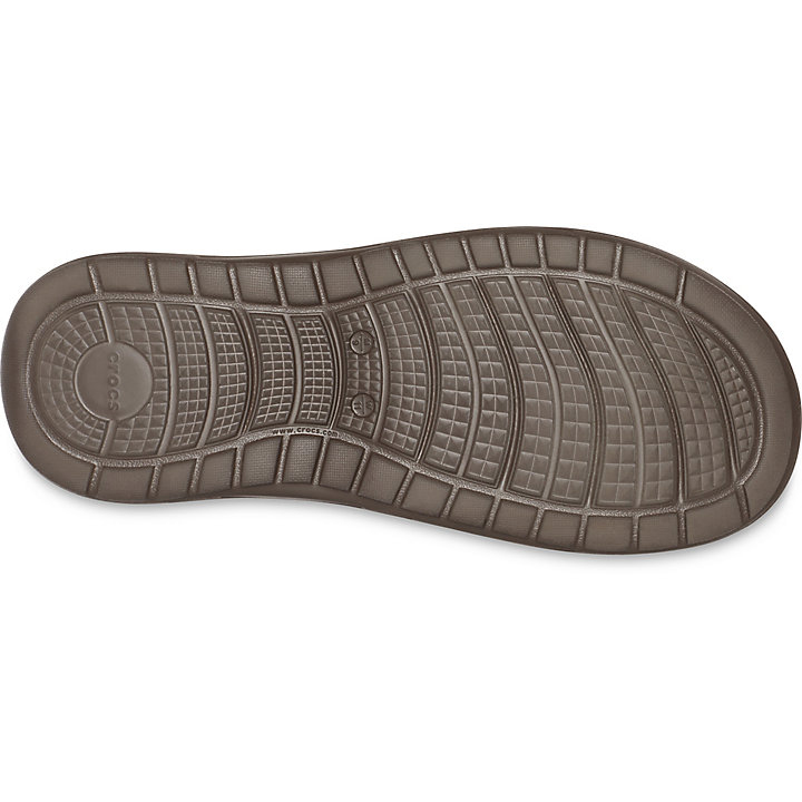 Sandales Crocs Reviva Flip Chocolat Homme | PUC-2417233