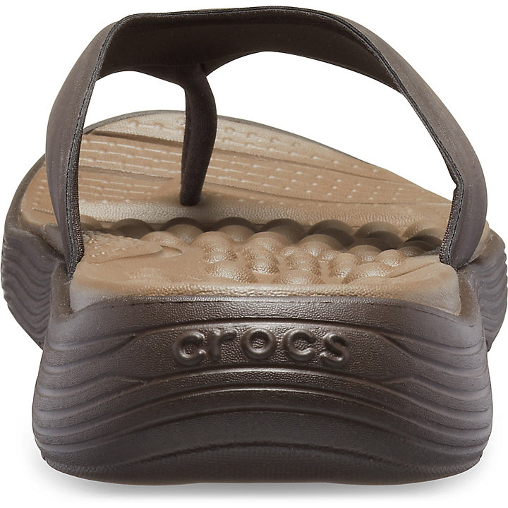 Sandales Crocs Reviva Flip Chocolat Homme | PUC-2417233