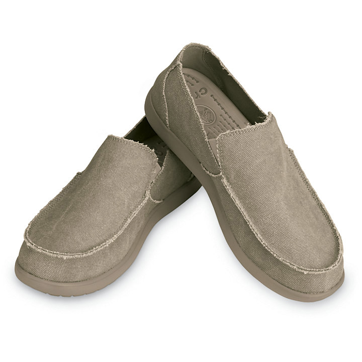 Big And Tall Crocs Santa Cruz Slip-On Kaki Homme | GMD-2289953