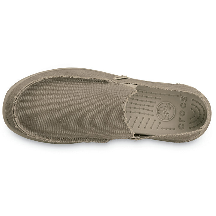 Big And Tall Crocs Santa Cruz Slip-On Kaki Homme | GMD-2289953