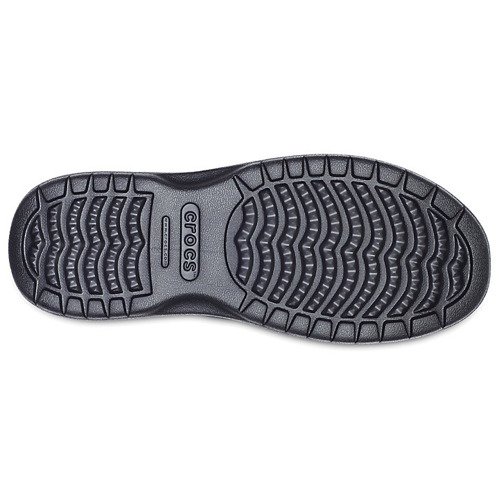 Big And Tall Crocs Santa Cruz Convertible Slip-On Noir Homme | CGL-0715794