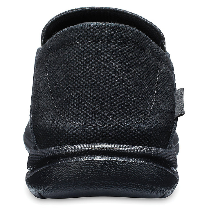 Big And Tall Crocs Santa Cruz Convertible Slip-On Noir Homme | CGL-0715794