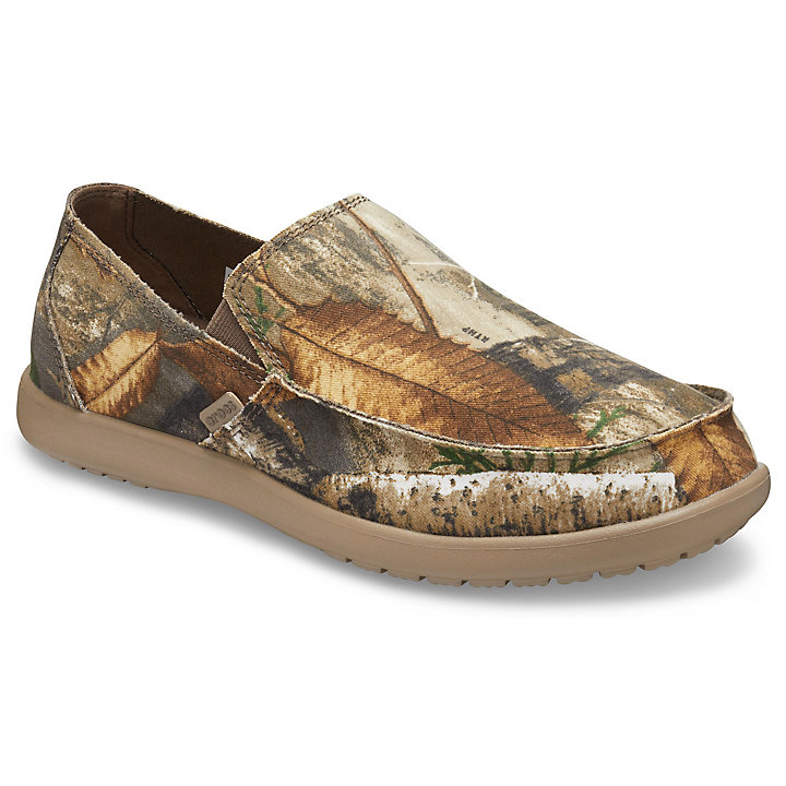 Loafers Crocs Santa Cruz Realtree Edge Slip-On - Loafer Kaki Homme | ZYA-4328411