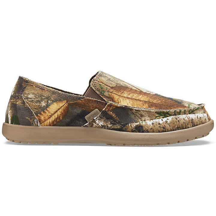 Loafers Crocs Santa Cruz Realtree Edge Slip-On - Loafer Kaki Homme | ZYA-4328411