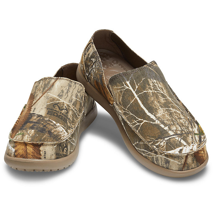 Loafers Crocs Santa Cruz Realtree Edge Slip-On - Loafer Kaki Homme | ZYA-4328411