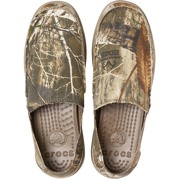 Loafers Crocs Santa Cruz Realtree Edge Slip-On - Loafer Kaki Homme | ZYA-4328411