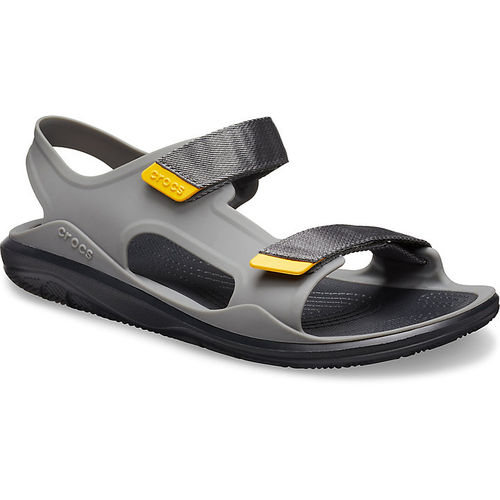 Sandales Crocs Swiftwater Expedition Sandal Grise Noir Homme | HTG-4407895