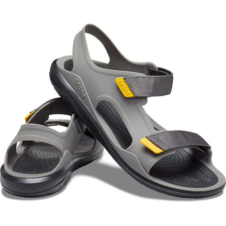 Sandales Crocs Swiftwater Expedition Sandal Grise Noir Homme | HTG-4407895