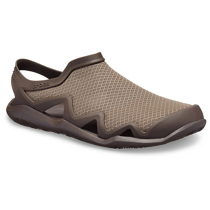 Sandales Crocs Swiftwater Mesh Wave Cafe Homme | HVL-6085544