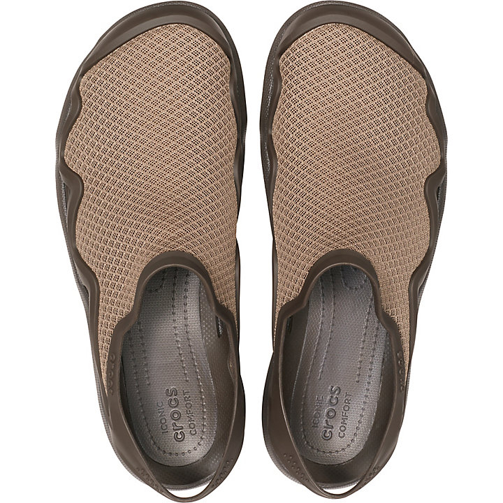 Sandales Crocs Swiftwater Mesh Wave Cafe Homme | HVL-6085544