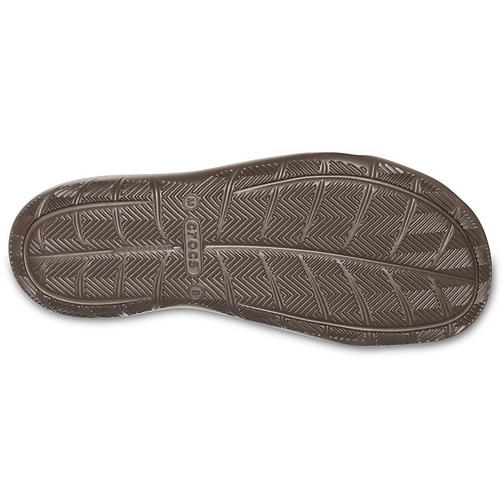 Sandales Crocs Swiftwater Mesh Wave Cafe Homme | HVL-6085544