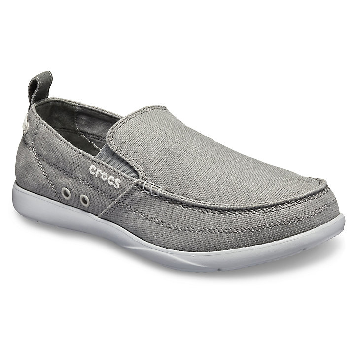 Big And Tall Crocs Walu Slip-On Grise Grise Clair Homme | XSG-9410503