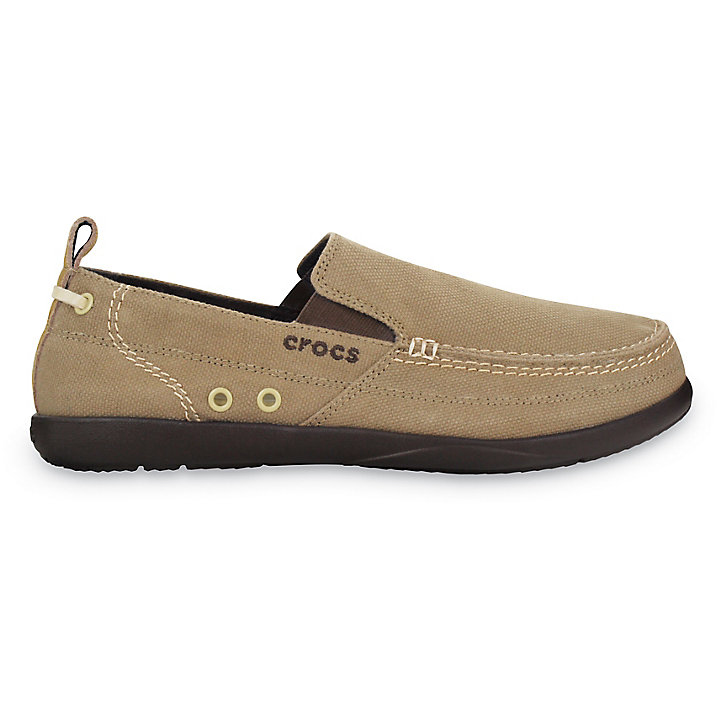 Big And Tall Crocs Walu Slip-On Kaki Chocolat Homme | KPK-4532963