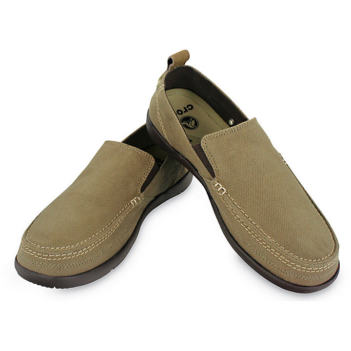 Big And Tall Crocs Walu Slip-On Kaki Chocolat Homme | KPK-4532963