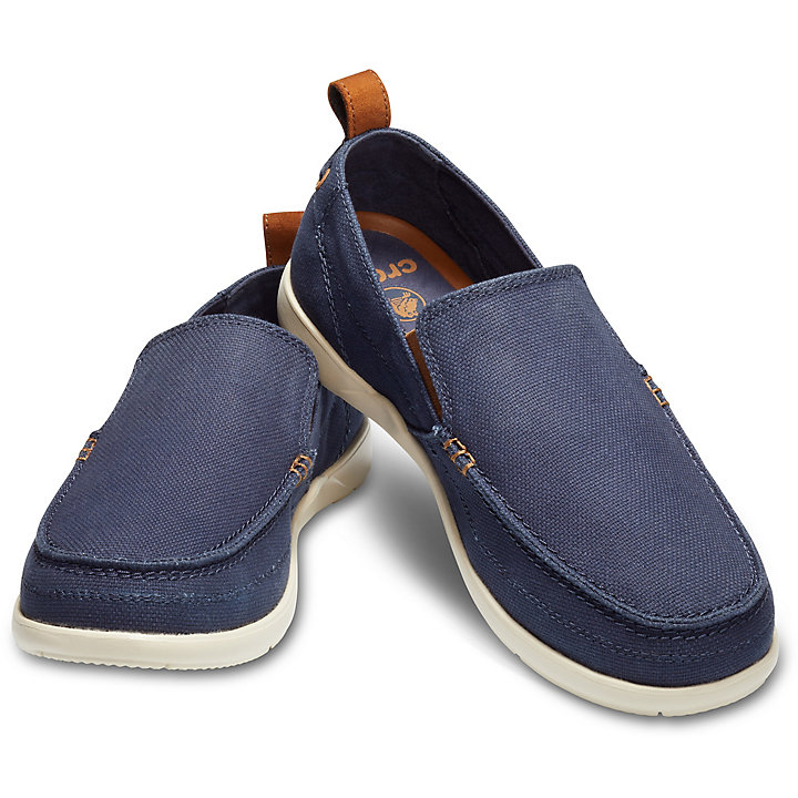 Big And Tall Crocs Walu Slip-On Bleu Marine Beige Homme | PEO-6580048