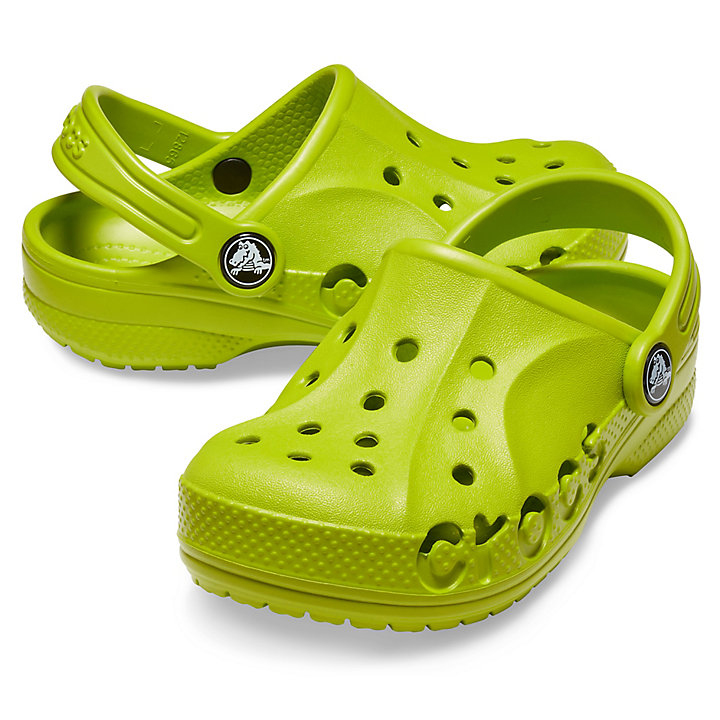 Sabots Crocs Baya Clog Vert Enfant | UNZ-6274022