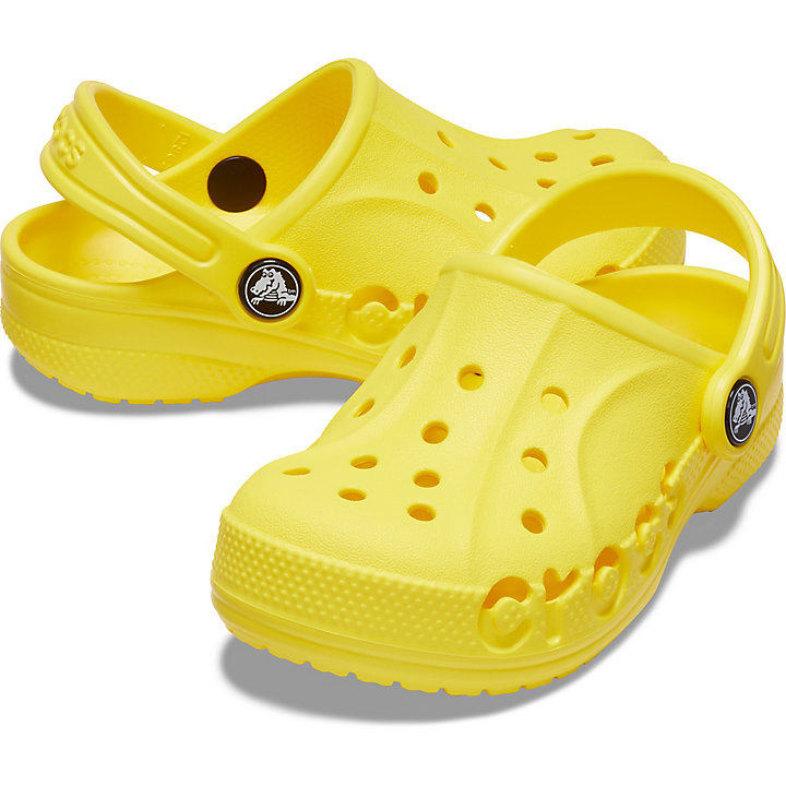 Sabots Crocs Baya Clog Citron Enfant | FQE-9127768