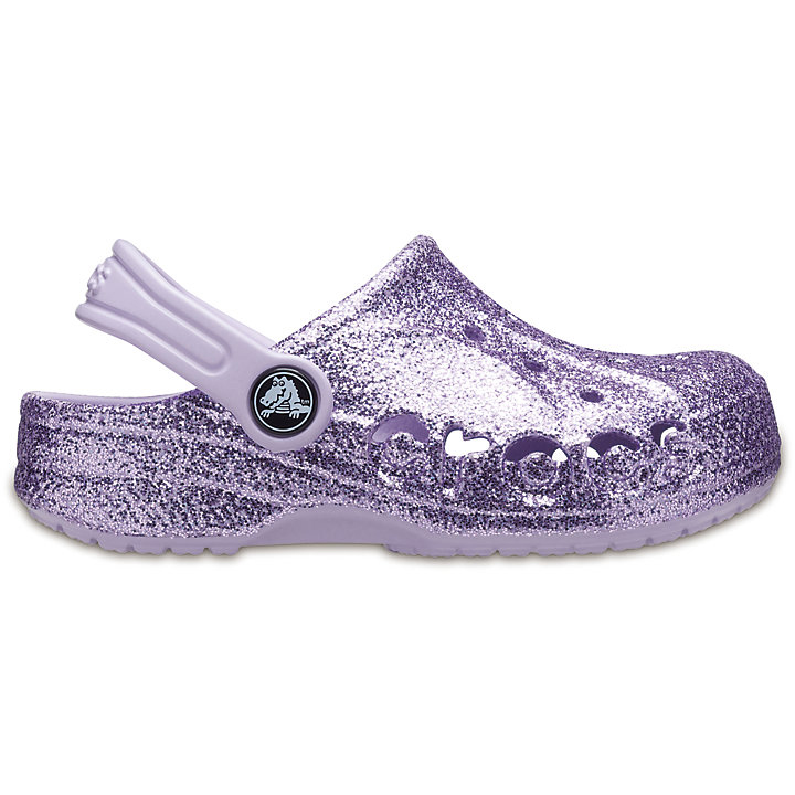 Sabots Crocs Baya Glitter Clog Lavande Enfant | YLD-7584624