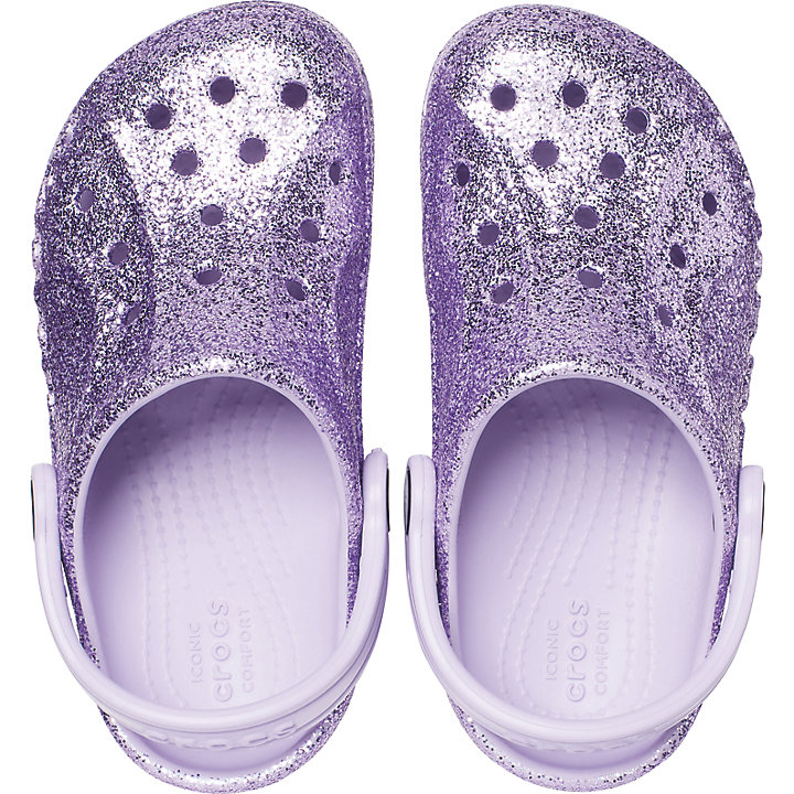 Sabots Crocs Baya Glitter Clog Lavande Enfant | YLD-7584624