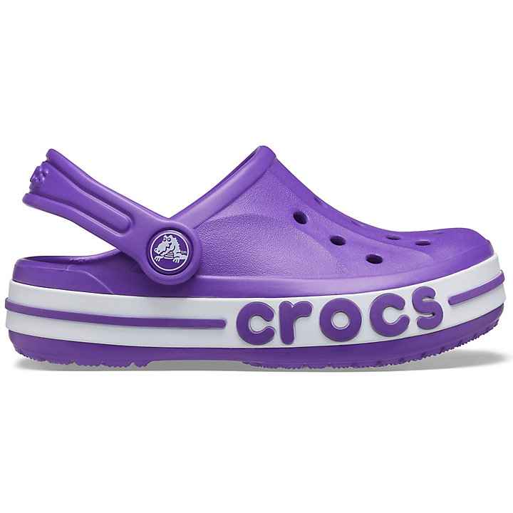 Sabots Crocs Bayaband Clog Violette Enfant | ELX-6969276