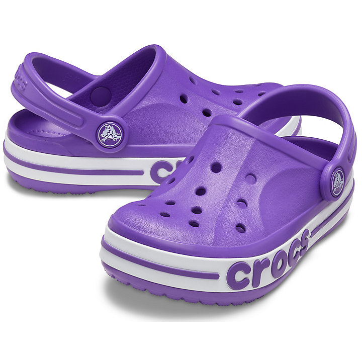 Sabots Crocs Bayaband Clog Violette Enfant | ELX-6969276