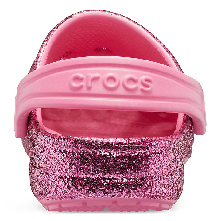 Sabots Crocs Baya Glitter Clog Rose Enfant | LTN-3873658