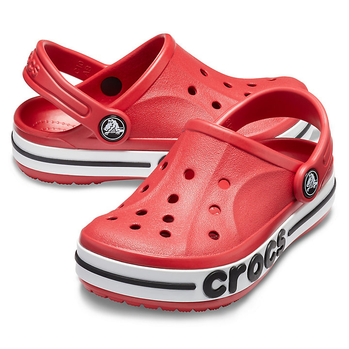 Sabots Crocs Bayaband Clog Rouge Foncé Enfant | XMT-4223222