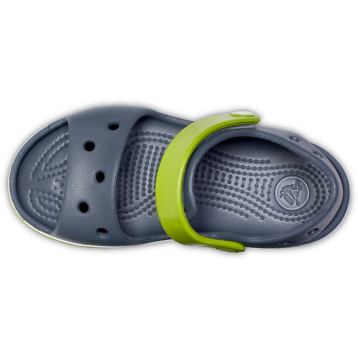 Sandales Crocs Bayaband Sandal Grise Foncé Enfant | VWQ-0096142