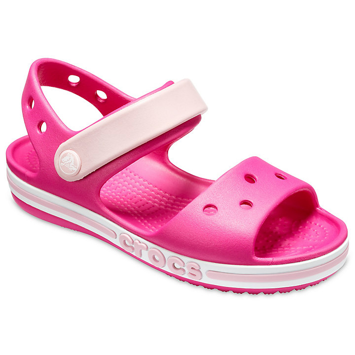 Sandales Crocs Bayaband Sandal Rose Enfant | QYG-3704802