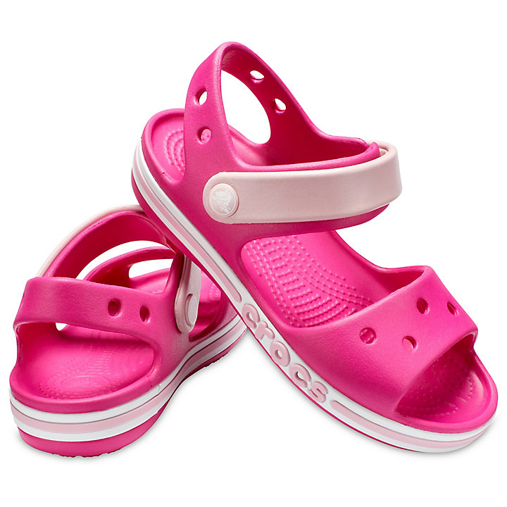 Sandales Crocs Bayaband Sandal Rose Enfant | QYG-3704802