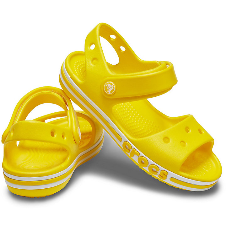 Sandales Crocs Bayaband Sandal Citron Enfant | KRF-5936933