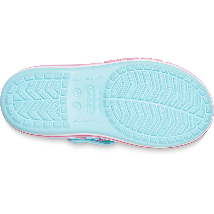 Sandales Crocs Bayaband Printed Sandal Bleu Clair Enfant | DKJ-1177340