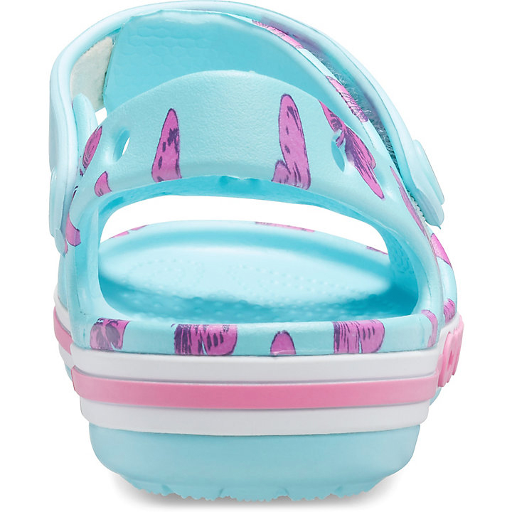 Sandales Crocs Bayaband Printed Sandal Bleu Clair Enfant | DKJ-1177340