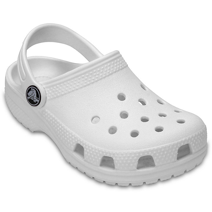 Sabots Crocs Classiche Clog Blanche Enfant | QZW-7020673