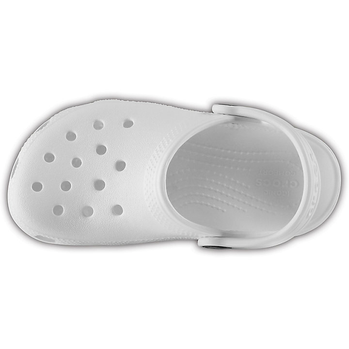 Sabots Crocs Classiche Clog Blanche Enfant | QZW-7020673