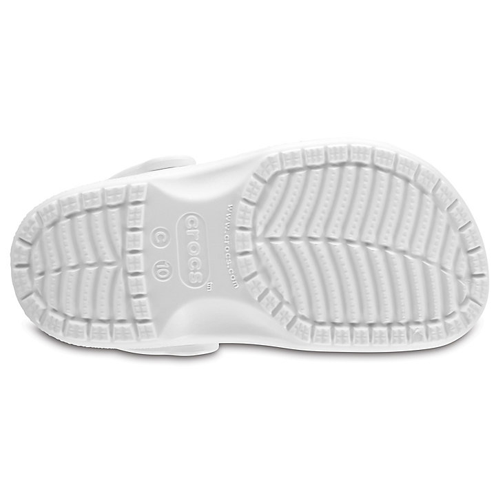 Sabots Crocs Classiche Clog Blanche Enfant | QZW-7020673