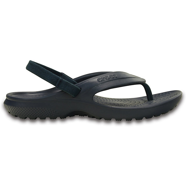 Sandales Crocs Classiche Flip Bleu Marine Enfant | TXY-2275649