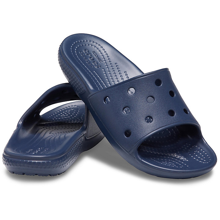 Sandales Crocs Classiche Claquette Bleu Marine Enfant | KRB-4975884